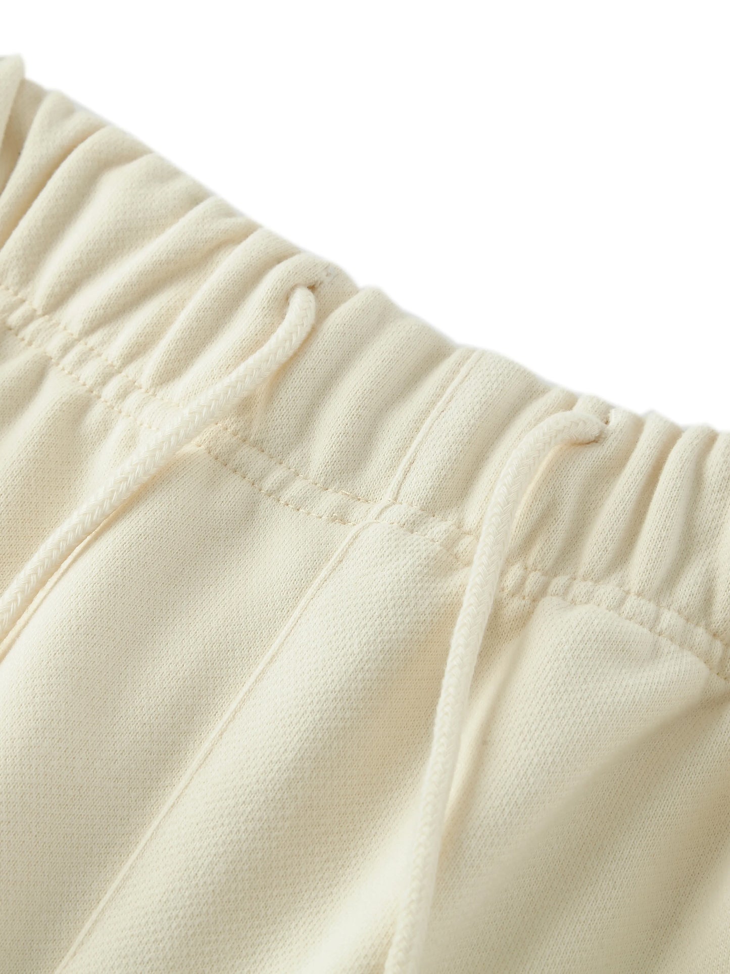 TRUE FADE Bone Streetwear Unisex Heavyweight Fleece Loose Fit Shorts