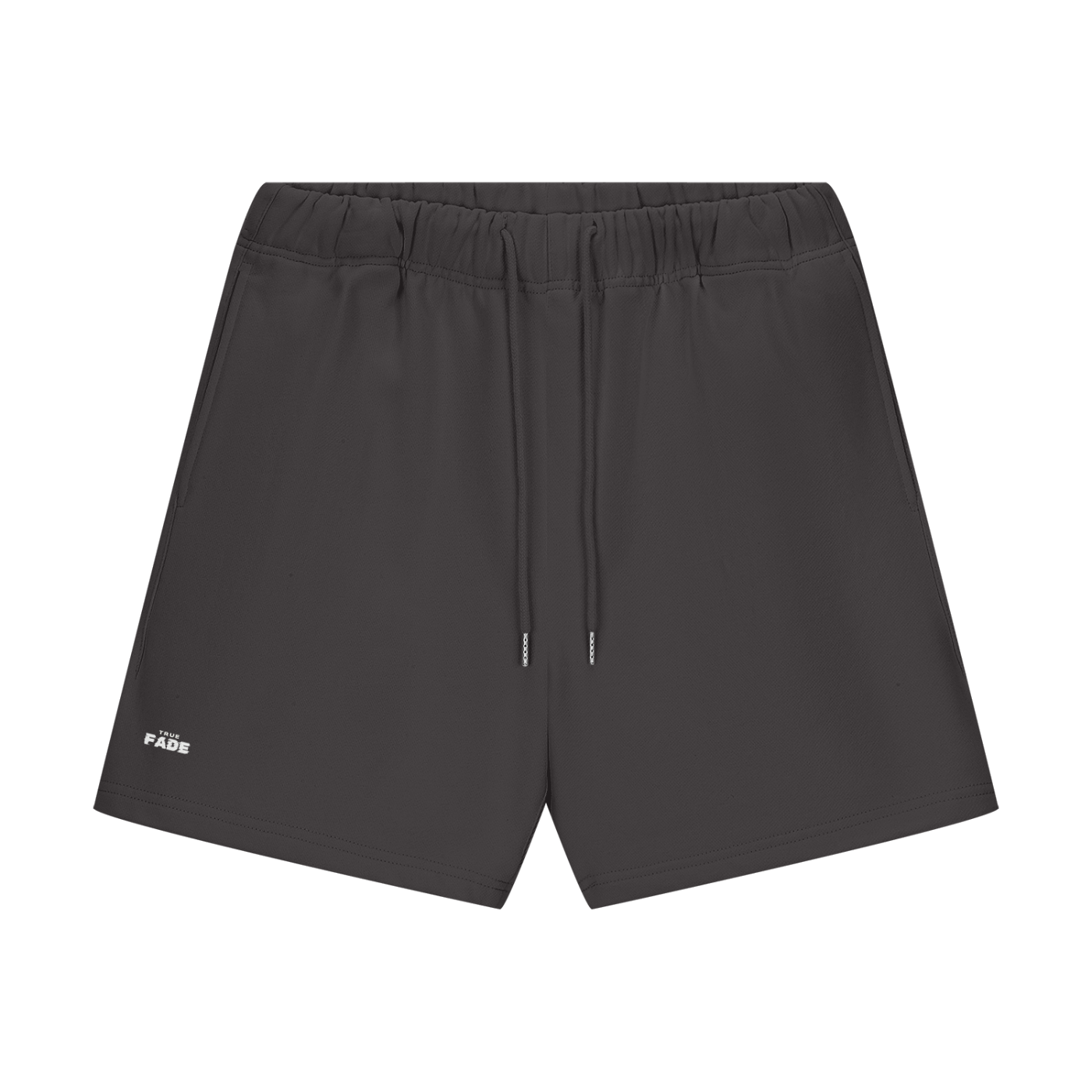 TRUE FADE Charcoal Streetwear Unisex Heavyweight Fleece Loose Fit Shorts