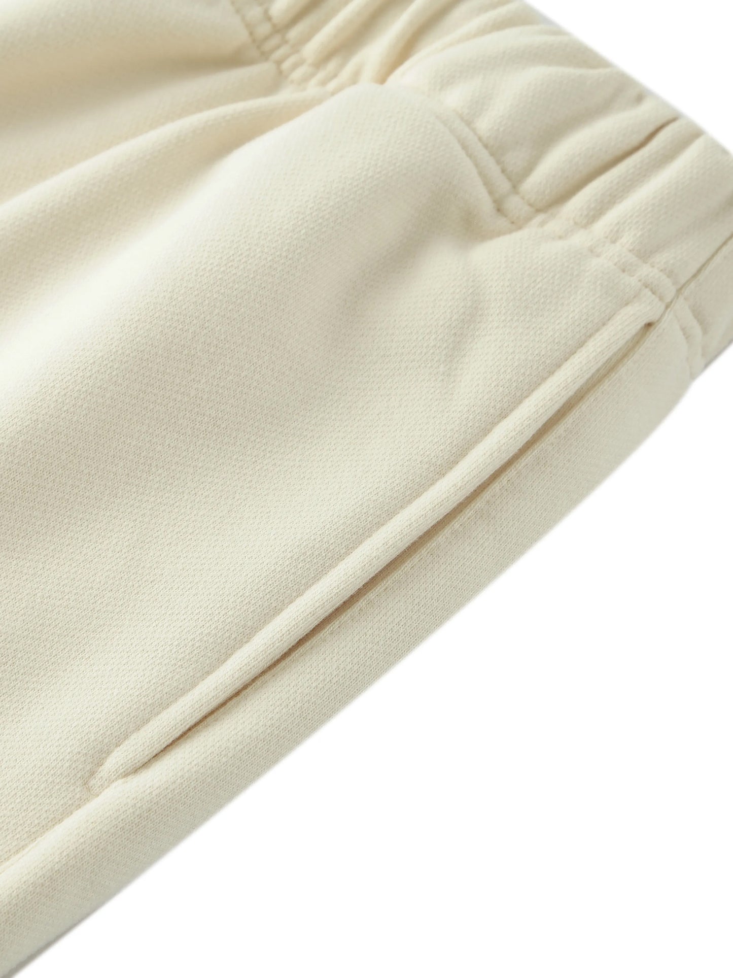TRUE FADE Bone Streetwear Unisex Heavyweight Fleece Loose Fit Shorts