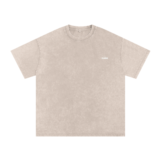 "Rebel Angel" Apricot Acid Wash Oversize T-Shirt