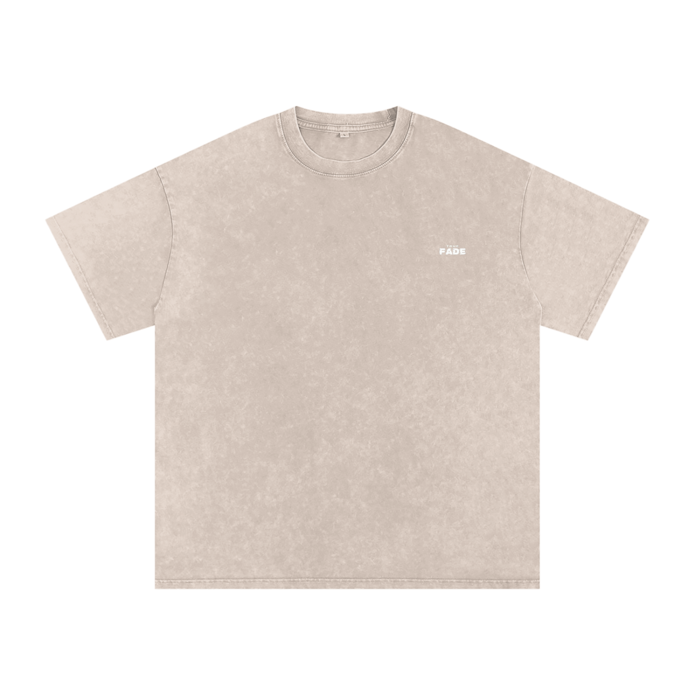 "Flourish in Adversity" Apricot Acid Wash Oversize T-Shirt