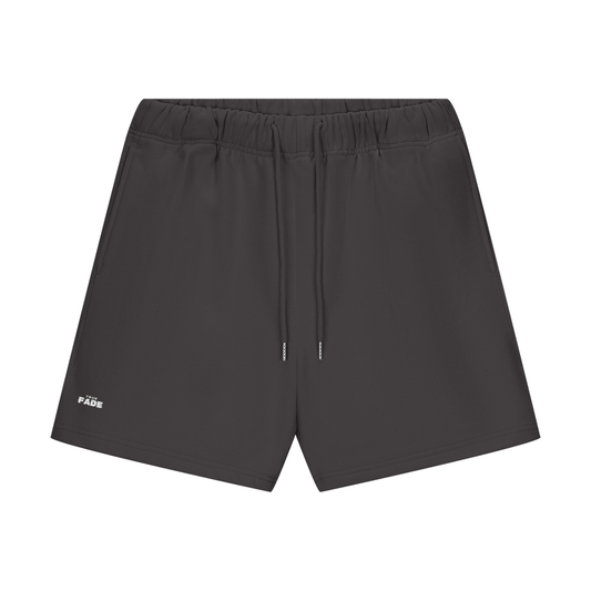 TRUE FADE Charcoal Streetwear Unisex Heavyweight Fleece Loose Fit Shorts